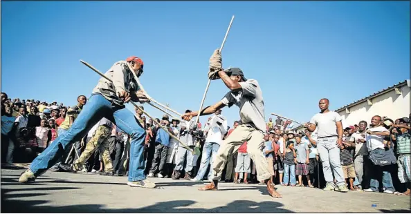 Close range stick fighting, South Africa, martial art