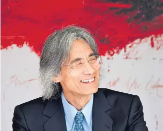  ?? FELIX BROEDE ?? Turnê. Maestro Kent Nagano conta que a regência surgiu por causa de grupo de amigos