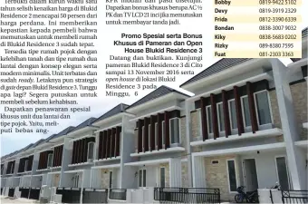  ??  ?? TERBARU, TIPE 2 LANTAI: Unit terbatas. Dapatkan promo spesial khusus tipe 2 lantai dan pojok hanya di Blukid Residence 3.