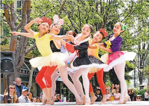  ?? LIN HH DANCE COMPANY ?? Lin HH Dance Company will perform at the sjDANCEco Festival April 23 at San Jose’s Santana Row.