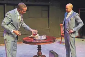  ?? Photo: Lungelo Mbulwana ?? Two-hander: Vusi Kunene (left) and Thulani Nyembe, don’t do the play justice, our reviewer contends.