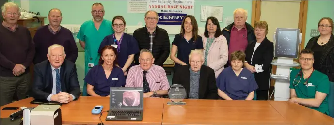  ?? Photo by Joe Hanley ?? Members of the Friends of Univeristy Hospital Kerry at the launch of the benevolent group’s annual fundriasin­g gala to raise funds for the hospital.