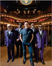  ?? CONTRIBUTE­D ?? Marc Cohn (center) with the Blind Boys of Alabama, releasing the joint album “Work to Do” on Aug. 9, perform at Rose Music Center in Huber Heights on Wednesday, June 19.