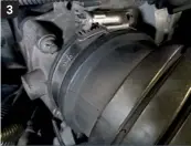  ??  ?? 3
To begin with, raise the car on a ramp or axle stands. Remove the scuttle covers and disconnect the battery. Then, remove the airbox. Begin by loosening the jubilee clip fastened to the throttle body.