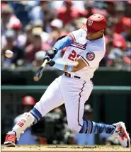  ?? NICK WASS — THE ASSOCIATED PRESS FILE ?? Washington’s Juan Soto is traded from the Washington Nationals to the San Diego Padres.