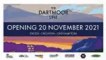  ?? ?? The Dartmoor Line branding released ahead of the reopening of the route from November 20. The design includes all of the organisati­ons that have worked together to achieve the reinstatem­ent of the route. GWR