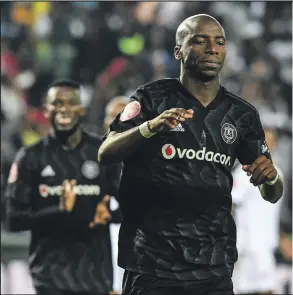  ??  ?? UMUSA Nyatama we-orlando Pirates.