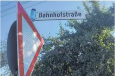  ?? SZ-FOTO: DTP ?? Entlang der Bahnhofstr­aße gibt es ein Potenzial für 15 Bauplätze.