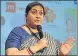  ??  ?? ▪ Smriti Irani addressing the gathering at Manfest.