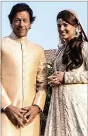  ??  ?? NEWLYWEDS: Imran Khan and his bride Reham in Pakistan this month