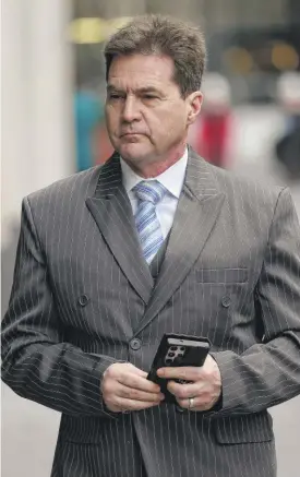  ?? DANIEL LEAL/AFP VIA GETTY IMAGES ?? Australian computer scientist Craig Wright (shown in February) first claimed the title of bitcoin creator in 2016, only to return to the shadows.