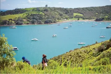  ??  ?? Below: Waiheke Isalnd - just a 35 minute ferry ride from the city of Auckland.