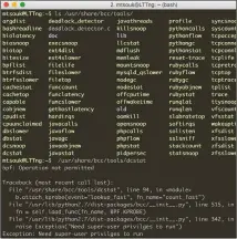  ??  ?? Here we can see the contents of the /usr/share/bcc/tools directory. This is where ready-to-use handy eBPF Python utilities are installed.