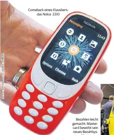  ??  ?? Comeback eines Klassikers: das Nokia 3310