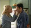  ?? METRO-GOLDWYN-MAYER PICTURES / PANTELION FILMS ?? Anna Faris as Kate and Eugenio Derbez as Leonardo in “Overboard.”