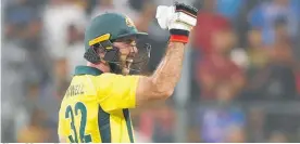  ?? Photo / AP ?? Glenn Maxwell celebrates.