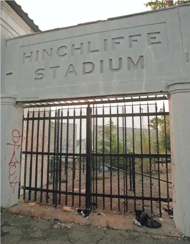  ?? TODD PLITT/USA TODAY ?? 10,000-seat Hinchliffe Stadium in Paterson, New Jersey, was completed in 1932.