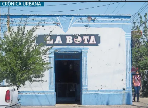  ??  ?? “LA BOTA” se ubica en avenida Del Parque y calle Primera norte, desde 1975, hace ya 46 años