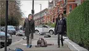  ??  ?? Gabriel Byrne et Elizabeth McGovern dans la série de Canal+, ce lundi à 21 h.