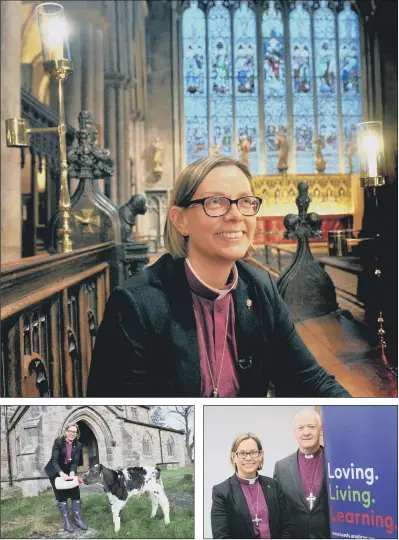  ?? PICTURES: GARY LONGBOTTOM. ?? NEW APPOINTMEN­T: Dr Helen-Ann Hartley has been unveiled as the new suffragan Bishop of Ripon; the 44-year-old was previously Bishop of Waikato in New Zealand; she was introduced yesterday by the Bishop of Leeds, the Rt Rev Nick Baines .