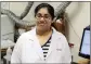  ??  ?? Dr Verena Gounden in the chemical pathology laboratory at the Inkosi Albert Luthuli Central Hospital.