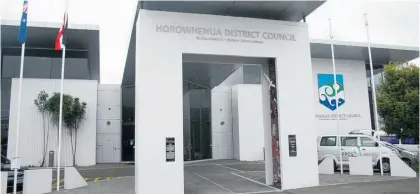  ?? ?? Horowhenua District Council’s Civic Building on Oxford St.