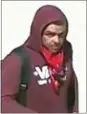  ?? COURTESY OF THE BPD ?? The Bakersfiel­d Police Department is asking the community’s help to find this suspect in a business burglary on May 22.