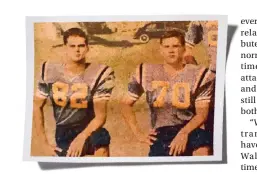  ??  ?? When Walter (left) and Alan played high school football together, they had no idea they were actually related.