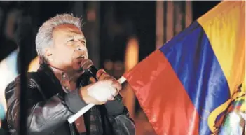  ?? FOTO: EFE ?? Lenín Moreno cerró la campaña por el “sí” en Quito de cara a la consulta del 4 de febrero..