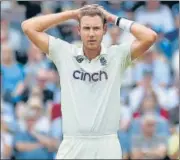  ?? AP ?? England fast bowler Stuart Broad.