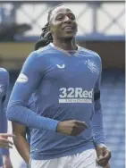  ??  ?? 0 Joe Aribo celebrates his goal