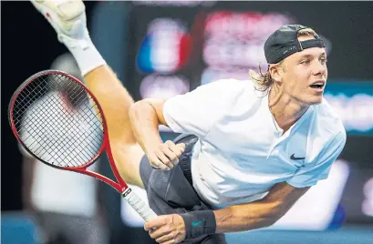  ?? MARK BLINCH THE CANADIAN PRESS ?? Denis Shapovalov will be looking to improve on his U.S. Open run of a year ago, when he made it to the fourth round.