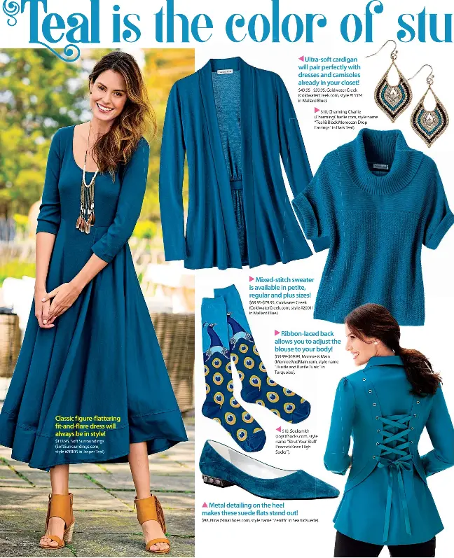 Teal is the color of stunning! - PressReader