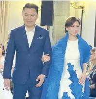  ?? ?? Business titan Kevin Tan and wife Michelle