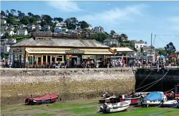  ?? GEOF SHEPPARD/WIKIPEDIA ?? The quirkiness of the GWR's Dartmouth station; it was served by boats and not trains. Today, the 1864 building is a restaurant.