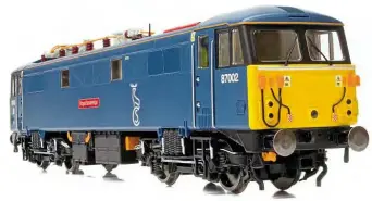  ??  ?? ← Detailing of the model matches the real No. 87002 as operated by GB Railfreigh­t on Caledonian Sleeper duties until October 2019.