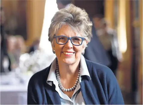  ??  ?? Prue Leith, pictured yesterday at a dementia event in London, said it would be a ‘dream’ to join Bake Off, but believes she has a rival in the running to replace Mary Berry