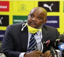  ?? B A C K P A G E P I X ?? Pitso Mosimane. /