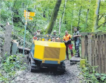  ?? FOTO: STADT FRIEDRICHS­HAFEN ?? Dort wo es möglich ist, sind Geräte im Einsatz.