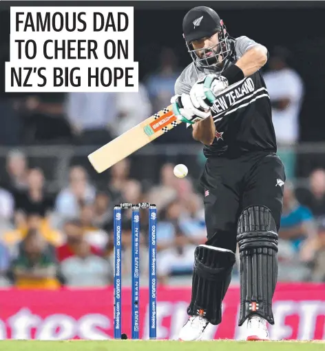  ?? Picture: Getty Images ?? The Kiwis will be hoping for a big knock from Daryl Mitchell in their semi against Pakistan.