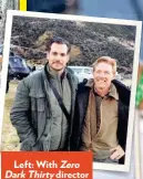  ??  ?? Above: Phil on location in New Zealand with Mission:Impossible –Fallout co-star Henry Cavill.
