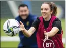  ?? ?? Lisa Evans in Scotland training