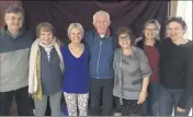  ?? (Photo J. D.) ?? Jean-Claude Guidici, Chantal Nesme, Nicole Rieu, Claude Nesme, Ghislaine Montaner, Nicole Négri et Annely Colas, ont apporté de l’espérance.