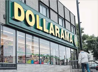  ?? PAUL CHIASSON THE CANADIAN PRESS ?? Dollarama has been slowly introducin­g higher price points in stores for years as it has grappled with increased competitio­n from e-commerce giant Amazon and Asian retailers Miniso and Muji.