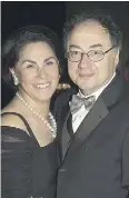  ??  ?? Honey and Barry Sherman