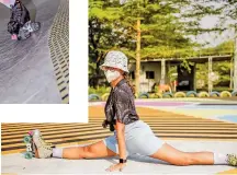  ?? FOTO4FOTO: SKATELOVER­S FOR ZETIZEN ?? MUDAH: Roller dance dapat dibumbui beberapa style tari seperti hiphop, locking, jazz, dan waacking. Jika memiliki background tari sebelum bermain sepatu roda, tinggal diaplikasi­kan ke roller dance.