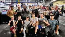  ?? CONTRIBUTE­D ?? The boxers at Daniel Meza-Cuadra’s DMC Boxing Academy in Centervill­e are staging a 13-bout exhibition show Sunday at 2 p.m. to benefit Turkish earthquake victims Tickets are $25.