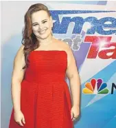  ?? FRAZER HARRISON/GETTY IMAGES ?? Yoli Mayor, of Miami, has been competing this summer on NBC’s “America’s Got Talent” reality show.