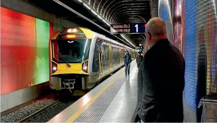  ?? SUPPLIED ?? Devonport-Takapuna Local Board deputy chairman George Wood trialed public transport to the airport..