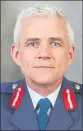  ?? (Pic: Óglaigh na hÉireann) ?? Major General Seán Clancy, who has been appointed Chief of Staff of the Defence Forces.